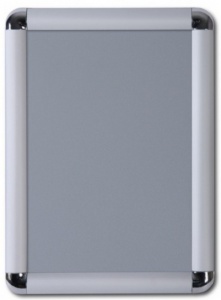 Snapframe - Chrome Rounded Corners - 25mm Profile